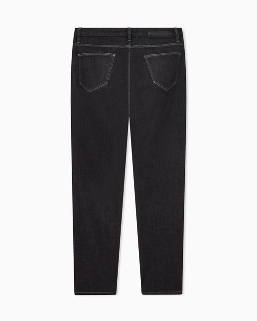 Giorgio Armani Blue Five-Pocket, Slim-Fit, Stretch Cotton-Denim Trousers for men