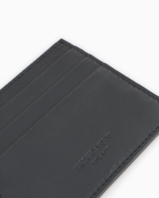 Giorgio Armani White Credit Card Holder for men