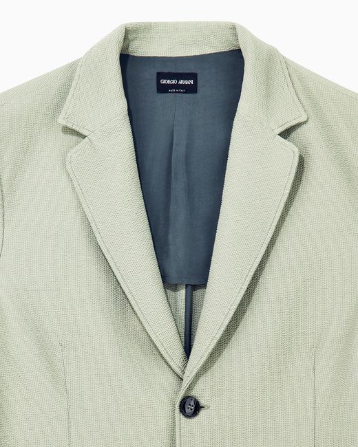 Giorgio Armani White Blazer Regular Fit for men