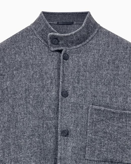 Giorgio Armani Blue Shirt Oversized for men