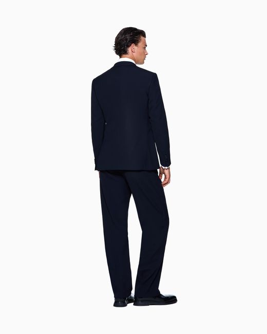 Giorgio Armani Blue Royal Line Double-Breasted Suit for men