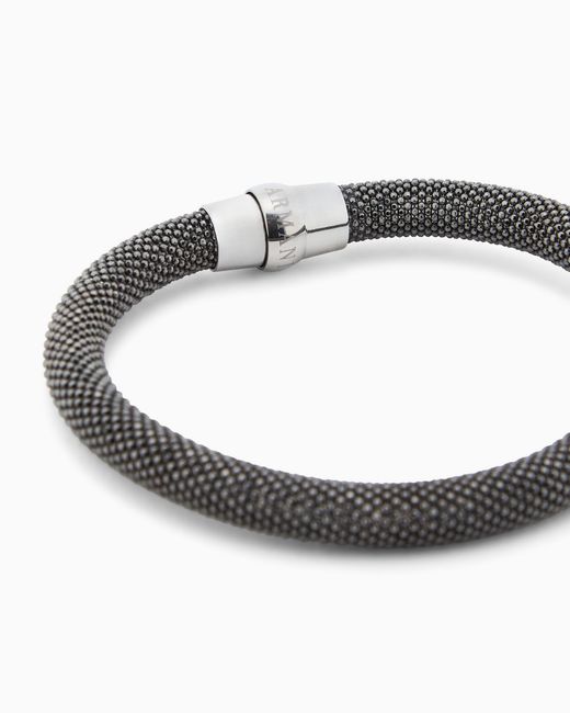 Giorgio Armani White Tubular Bracelet for men