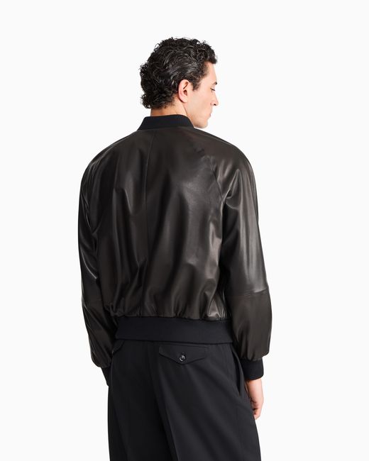 Giorgio Armani Gray Blouson Jacket Regular Fit for men