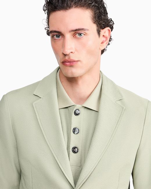 Giorgio Armani White Blazer Regular Fit for men