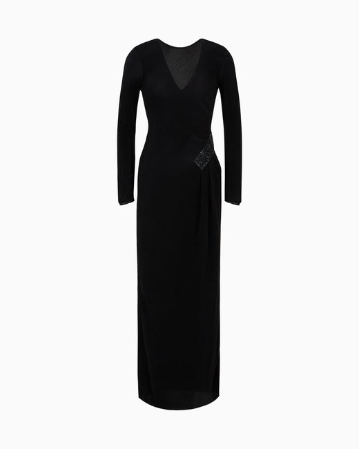 Giorgio Armani Black Long Dress