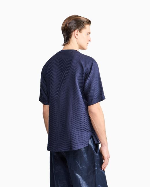 Giorgio Armani Blue T-Shirt Shirt for men