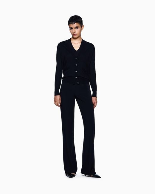 Giorgio Armani Black Short Sleeve Top