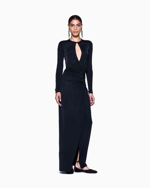 Giorgio Armani Blue Long Dress