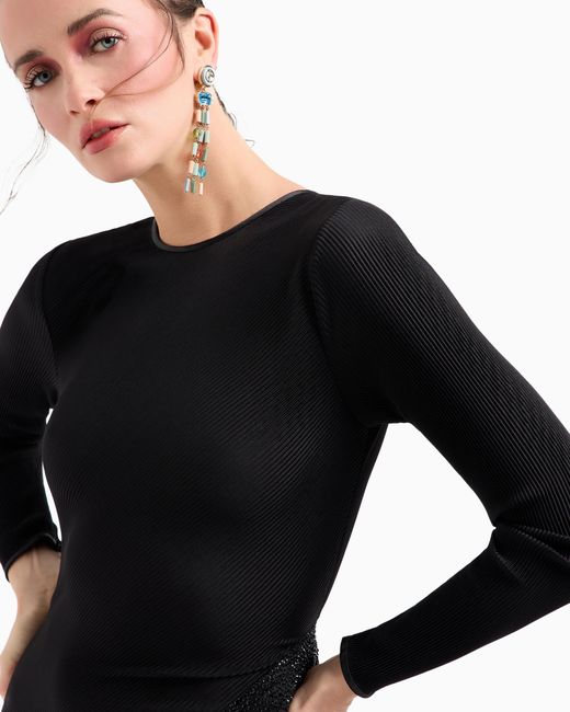 Giorgio Armani Black Long Dress