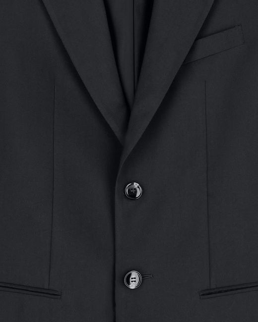 Giorgio Armani Black George Line Single-Breasted Jacket for men