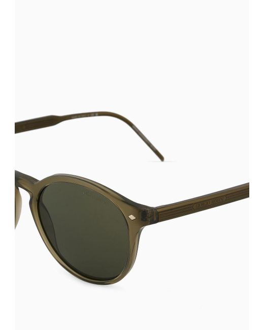 Giorgio Armani Sonnenbrille Mit Panto-fassung in Green für Herren