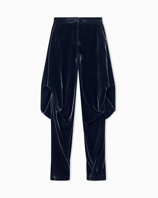 Giorgio Armani Blue Trousers Regular Fit