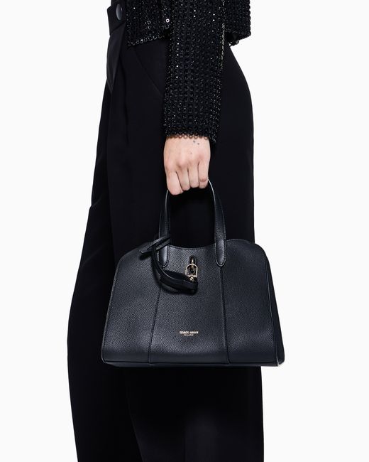 Giorgio Armani Blue Small Tote Bag