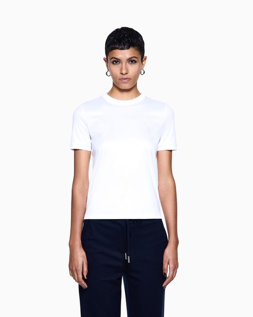 Giorgio Armani White Crew Neck T-Shirt