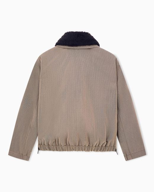 Giorgio Armani Brown Blouson Jacket Regular Fit for men