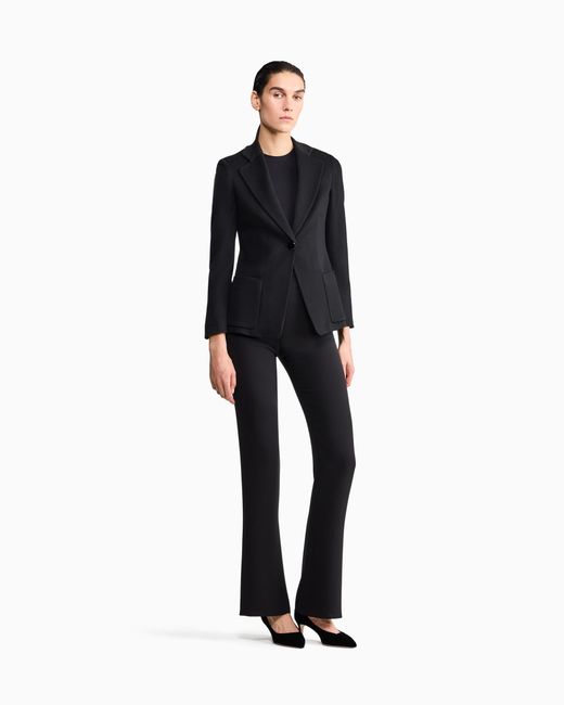 Giorgio Armani Black Single-Breasted Jacket