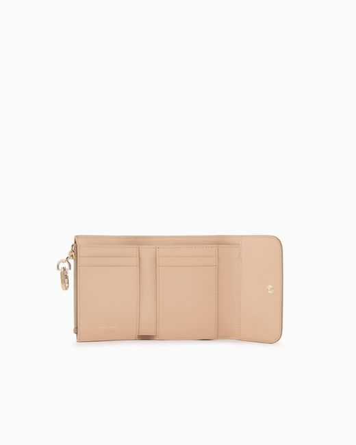 Giorgio Armani White Trifold Wallet