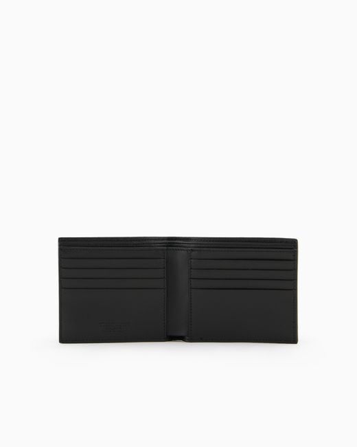 Giorgio Armani Black Bi-Fold Wallet for men