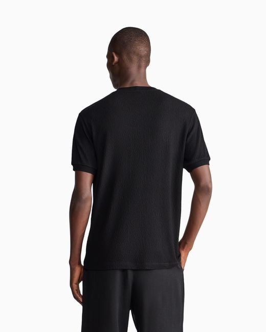 Giorgio Armani Black T-Shirt Regular Fit for men