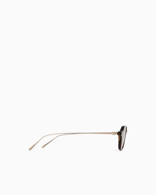 Giorgio Armani Multicolor Rectangular Sunglasses for men