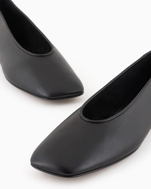 Giorgio Armani White X 10 Corso Como Calfskin Ballerinas