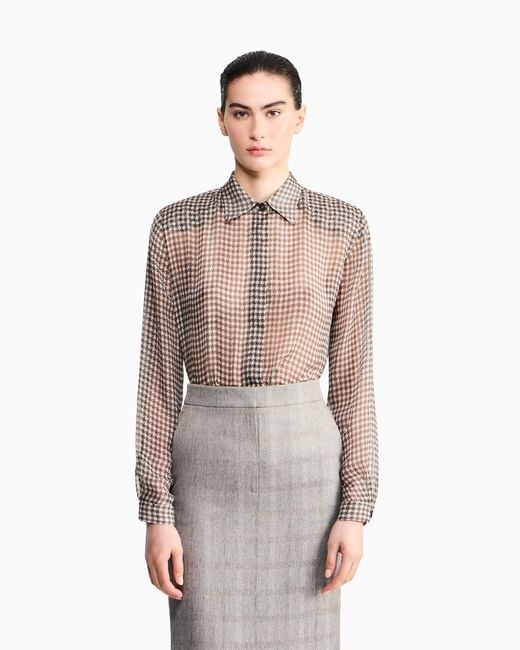 Giorgio Armani Gray Armani/Archivio Ss1983 Shirt