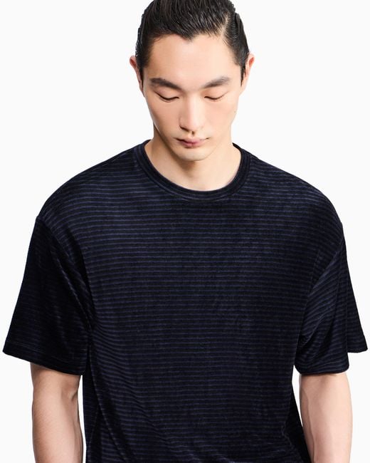 Giorgio Armani Blue T-Shirt Regular Fit for men