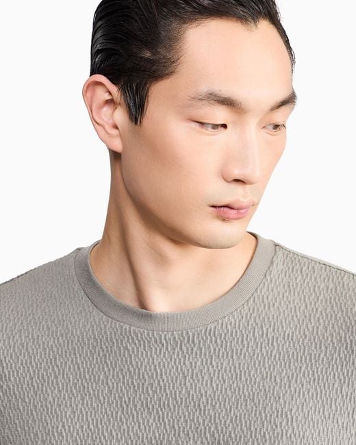 Giorgio Armani Gray T-Shirt Regular Fit for men