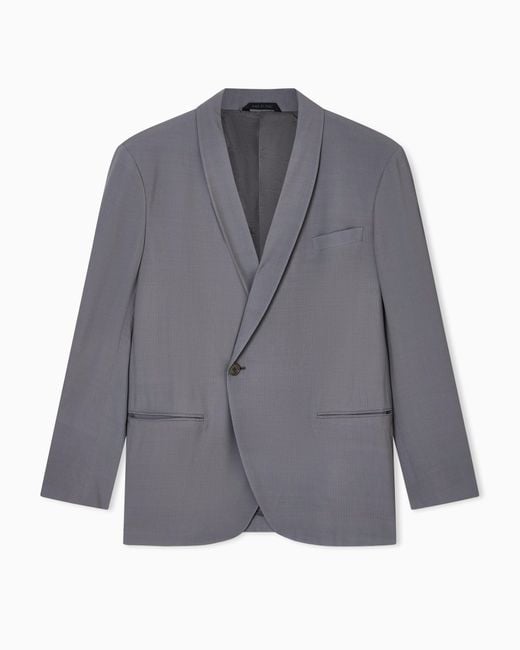 Giorgio Armani Gray Single-Breasted Suit for men