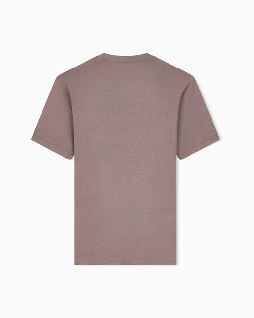 Giorgio Armani Brown Stretch T-Shirt for men