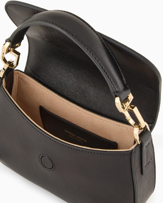 Giorgio Armani Black Mini La Prima Soft Bag
