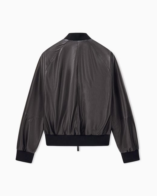 Giorgio Armani Gray Blouson Jacket Regular Fit for men