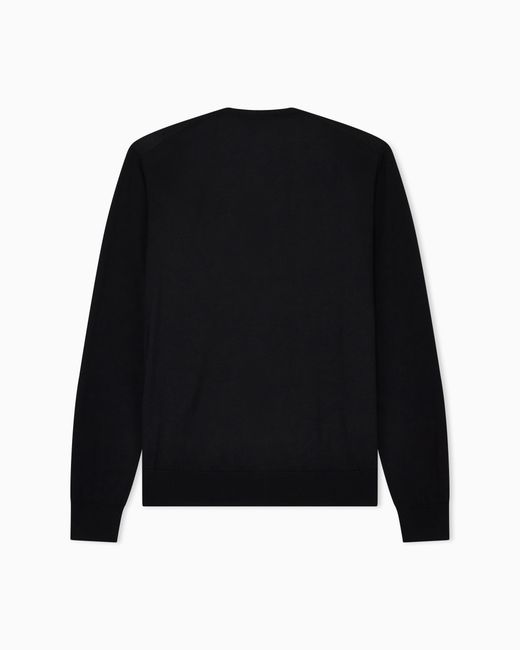Giorgio Armani Blue Button Cardigan for men