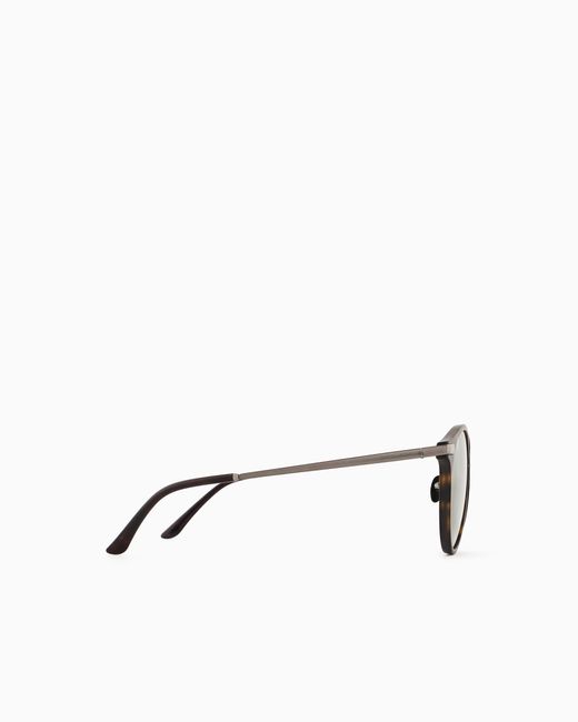 Giorgio Armani Green Panto Sunglasses for men