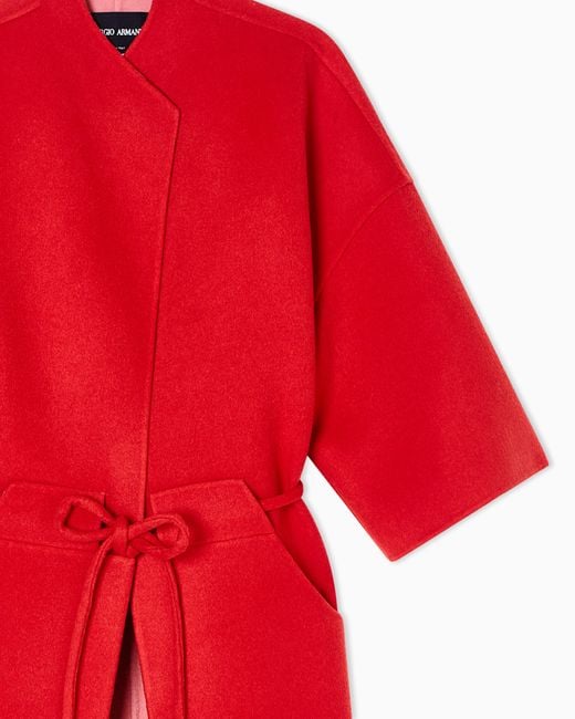 Cappotto di Giorgio Armani in Red