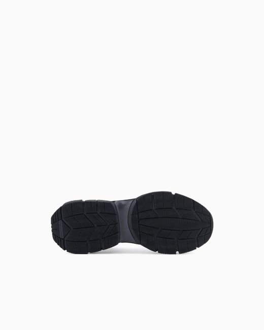 Giorgio Armani White Monkstrap Sneakers for men