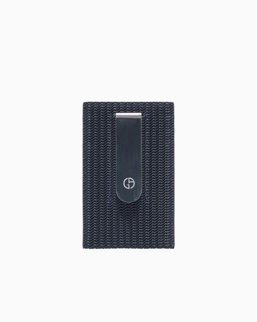 Giorgio Armani Blue Card Holder for men