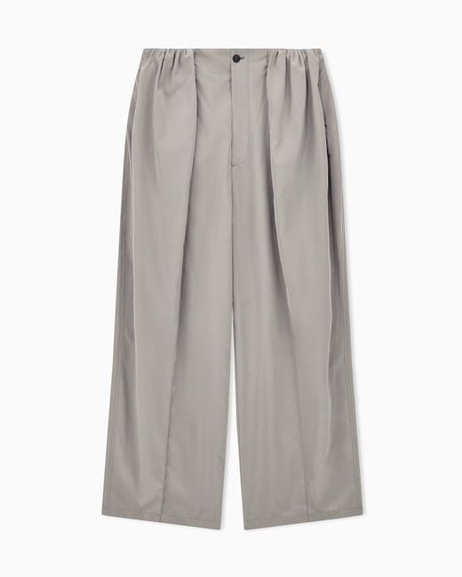 Giorgio Armani Gray Trousers Oversized for men