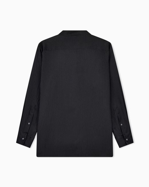 Giorgio Armani Blue Shirt Regular Fit for men