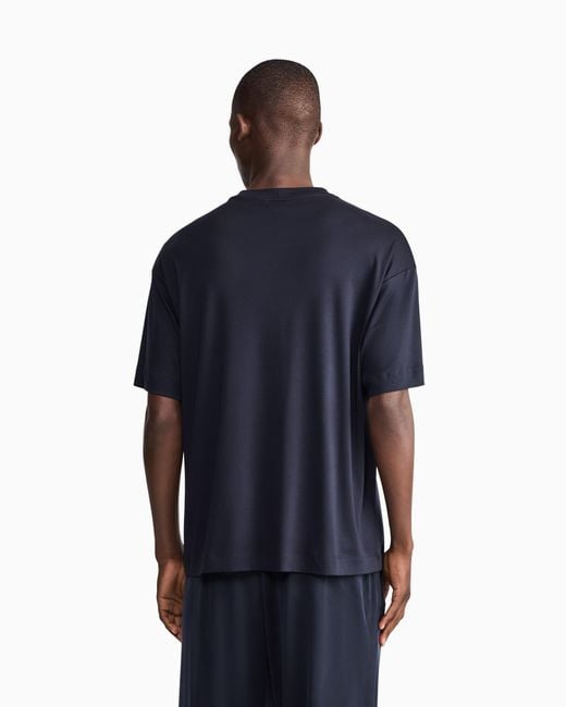 Giorgio Armani Blue T-Shirt Regular Fit for men