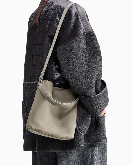 Giorgio Armani Gray Shoulder Bag