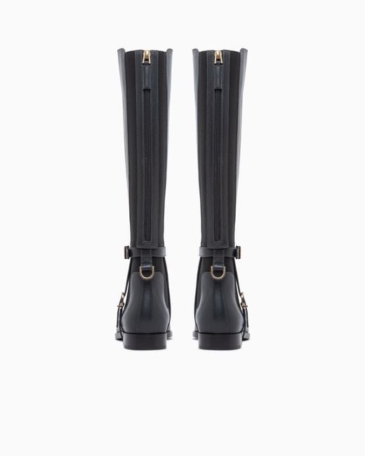 Giorgio Armani Black Boots