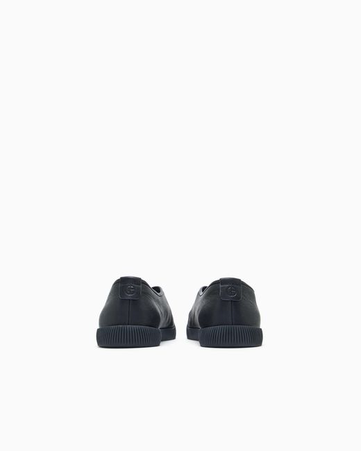 Giorgio Armani White Leather Slip-Ons for men