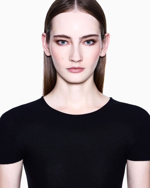Giorgio Armani Black Crew Neck Jumper