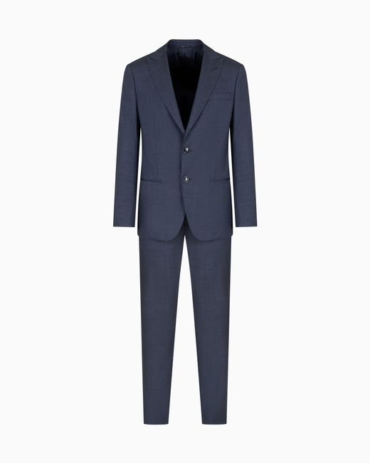 Giorgio Armani Soho Line Single-Breasted Suit in Blue for Men - Main Image