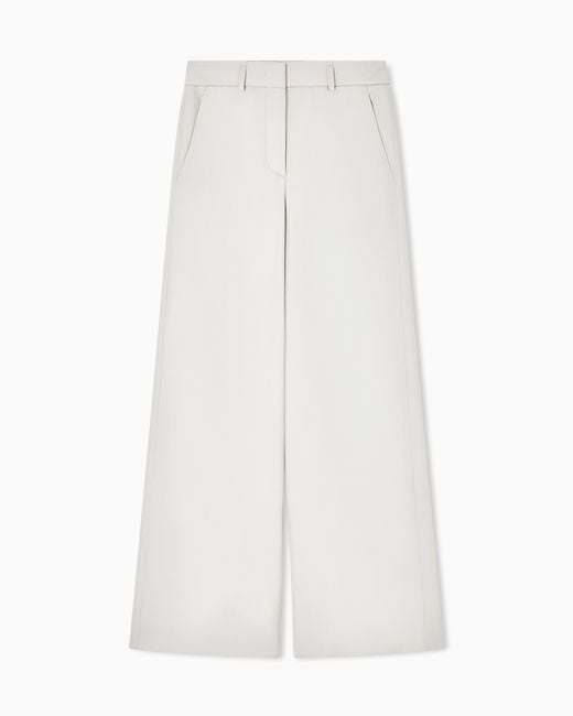Giorgio Armani Gray Pure Wool Trousers