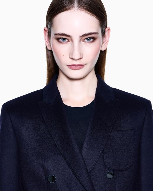 Giorgio Armani Blue Double-Breasted Jacket
