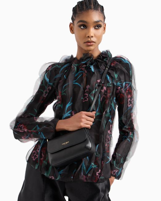 Giorgio Armani Black Mini La Prima Soft Bag