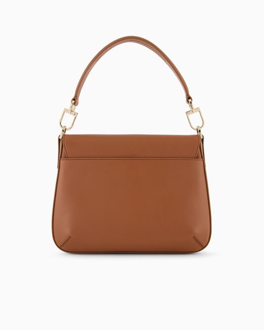 Giorgio Armani Brown Medium La Prima Soft Bag