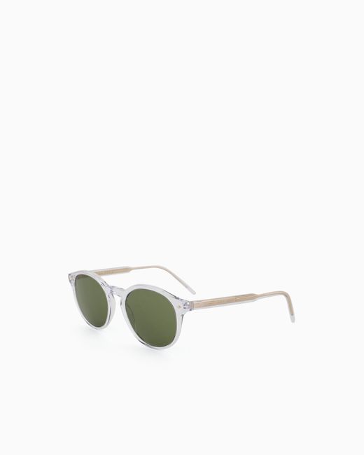 Giorgio Armani Green Panto Sunglasses for men